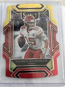 2021 Select Patrick Mahomes Club Level schwarz & gold Prizm gestanzt KC Chiefs - Bild 1 von 2