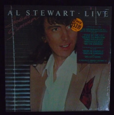 AL STEWART, Live Indian Summer [with hype sticker] USA New Sealed 2LP FREE SHIP - Image 1 of 2