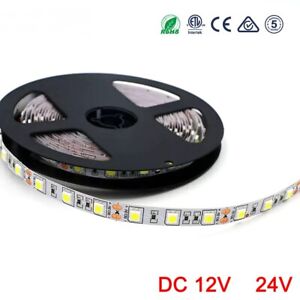 LED Strip RGB 12V 24V 5050 SMD 60LEDs/m LED Light strip 5 M DC 12 24 V Volt leds