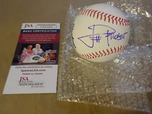 Autografo Jeff Probst firmato Rawlings Baseball Survivor CBS TV JSA COA - Foto 1 di 11