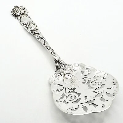 Antique Alvin Bridal Rose Sterling Silver Tomato Server 68gr - Image 1 of 4
