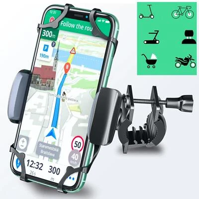 Bicicletta Supporto Cellulare Per Apple IPHONE 12 Pro Max Manubrio Scooter - Immagine 1 di 4