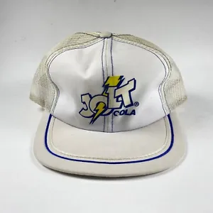 Vintage Jolt Cola Snapback Hat White Blue Yellow Preowned in Decent Condition - Picture 1 of 4