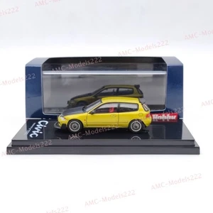 1/64 Hobby Japan Civic EG6 JDM STYLE MESH WHEEL HJ641017FY Diecast Modell gelb - Bild 1 von 9