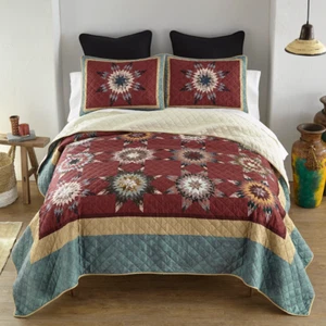 Southern Star 3-Piece Quilted Bedding Set - Picture 1 of 14