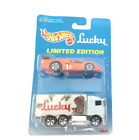 ©1996 Hot Wheels 2 Pk Lucky HiWay Hauler & GT Racer LTD Edition  16045 *READ*