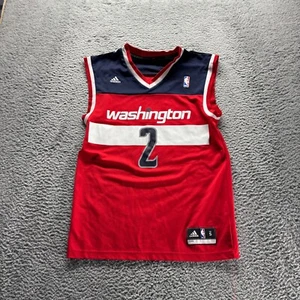 Adidas Washington Wizards Basketball Jersey Mens Small Red Polyester NBA #2 - Picture 1 of 9