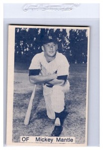 1975 TCMA All Time New York Yankee Mickey Mantle HOF