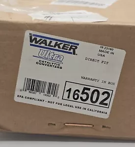 Walker Exhaust Ultra EPA 16502 Direct Fit Catalytic Converter - Picture 1 of 4