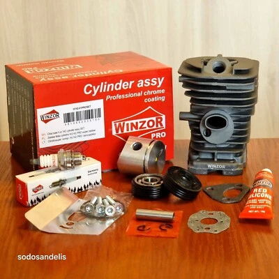 Kit cylindre et piston pour tronçonneuse Husqvarna 142 137 136 141 41 Ø40mm 5... - Photo 1/4