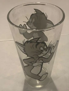 1975 Vintage Tom Cat Pepsi Collector Glass Hanna Barbera MGM Tom & Jerry 6” x 3” - Picture 1 of 5