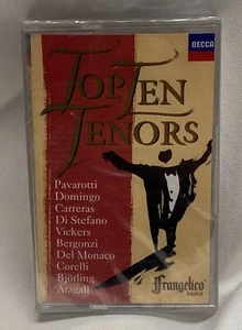 Top Ten Tenors Pavarotti Domingo Carreras Cassette Tape Stereo - Sealed - Bild 1 von 4
