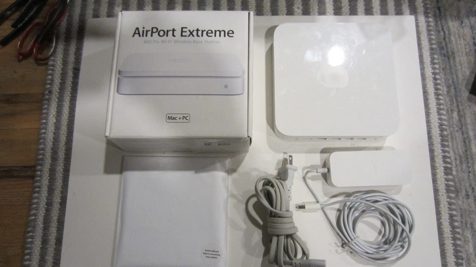 Apple Wireless A1143 AirPort Express Wi-Fi Router Base Station Extreme w/ Power - Image 1 of 1