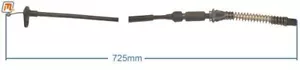 Cable de control del acelerador Ford Capri MK2 MK3 OHC 1,6-2,0l solo LHD desde 02/75 L=725 - Imagen 1 de 1