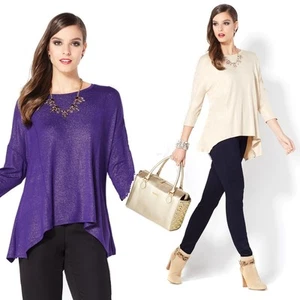 IMAN Global Chic Simply Glamorous Top and Sparkling Jewelry Set 443922-J  - Picture 1 of 4