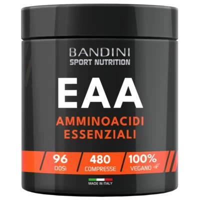 Bandini® EAA 480 COMPRESSE Aminoacidi Essenziali, Intra Pre Post Workout - Immagine 1 di 4