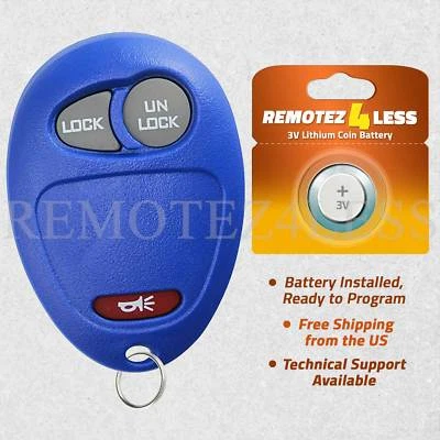 Keyless Remote for 2004 2005 2006 2007 2008 2009 2010 2011 2012 GMC Canyon Blue - Imagem 1 de 4