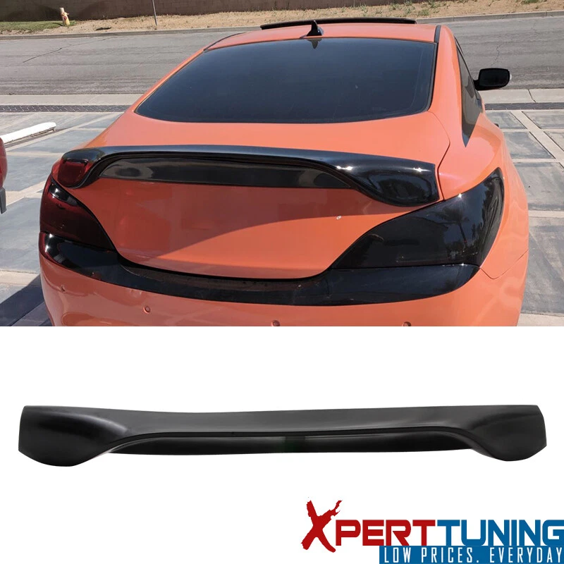 Fits 10-16 Hyundai Genesis Coupe Euro Style Trunk Spoiler Lip Wing Unpainted PU Foto 1 de 4