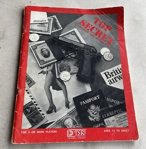 Top Secret Role Playing Game Second TSR 7006 1981 Used: Fair - Picture 1 of 3