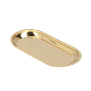 2Pcs Tray Mirror Polishing Craftsmanship Concise Towel Tray For Jewelry - Picture 1 of 24