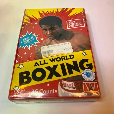1991 AW ALL WORLD BOXING PREMIER EDITION NEW SEALED - Image 1 of 4