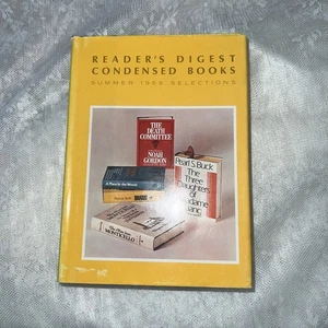 READER'S DIGEST CONDENSED BOOKS SUMMER 1969 SELECTIONS Hard Cover, DJ - Imagen 1 de 4