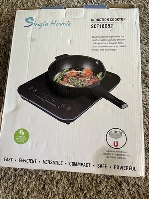 Single Homie Induction Cooktop  Electric Hot Plate Stove Burner Kitchen US 1800W - Image 1 of 4