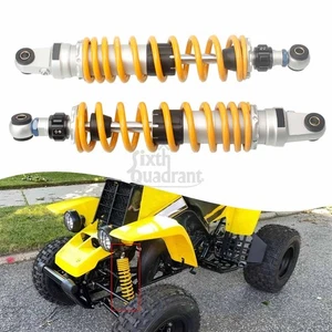 ATV Front Air Shocks Absorber Springs Yellow For Yamaha Banshee 350 YFZ350 87-06 - Picture 1 of 23