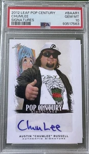 Pop 2 Chum Lee Auto Signed Psa 10 Celebrity Autograph Card Pawn Stars Austin - Picture 1 of 2