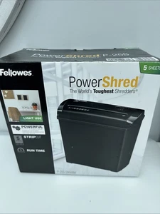 Fellowes Paper Shredder 5 Sheet Strip Cut OPENED NEVER USED - P-25s - Picture 1 of 6