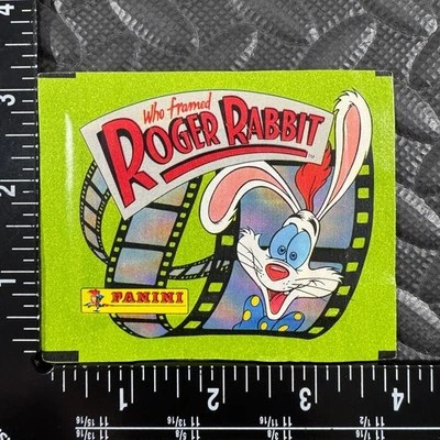 1988 PANINI WHO FRAMED ROGER RABBIT (1) SINGLE SEALED PACK/PACKET WALT DISNEY - Image 1 of 4