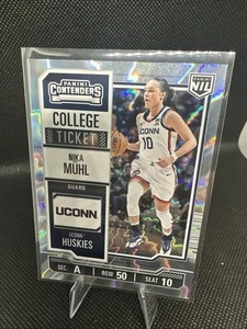 2024-25 Panini UCONN NIL #34 NIKA MUHL Lightning Spokes /99 College Ticket 🔥 - Picture 1 of 2