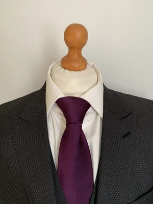 TRAJE DE 3 PIEZAS PARA HOMBRE DOLCE & GABANNA "MARTINI" EN CARBÓN MICRO CUADROS 44R *EX-CON* Foto 1 de 4