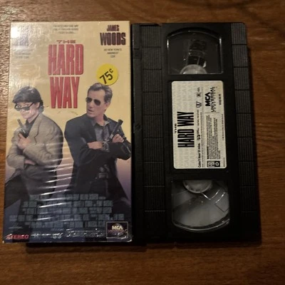 The Hard Way VHS 1991 Michael J Fox James Woods MCA Rare - Image 1 of 2
