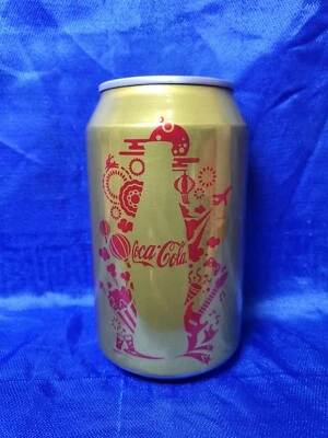 China 2015 Coca Cola Edición Limitada Oro Lata Vacía Foto 1 de 3