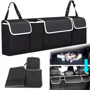 2in1 Car Trunk Organizer Storage Bag Multi-use Backseat Oxford Cloth Accessories - Picture 1 of 10