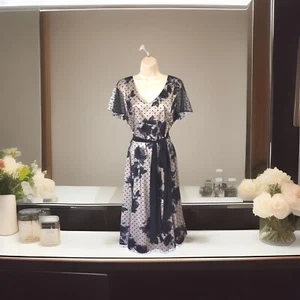 Jacques Vert Mother Of The Bride Dress UK 18 Lace Occasion Wedding Dress - Picture 1 of 13