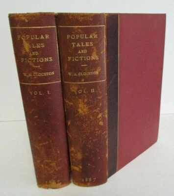 POPULAR TALES & FICTIONS Mirgrations & Transformations by Clouston, 2 Vols, 1887 - Image 1 of 4