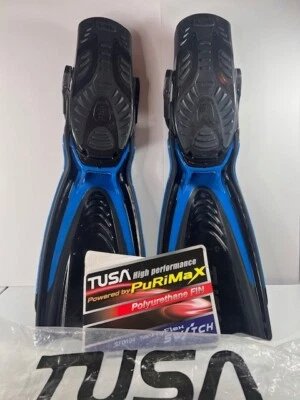 Aletas de buceo Tusa HyFlex Switch Pro L-XL azul negro Foto 1 de 4