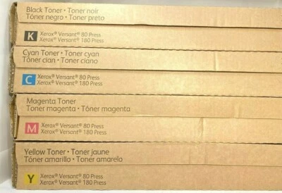 Original Xerox Versant CMYK Set Toner für 80 Press 180 Press Tonersatz Neu TOP! - Bild 1 von 2
