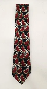 Preppie di J.B. Cravatta collo multicolore geometrica 100% seta made in USA - Foto 1 di 4