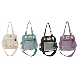 Womens Casual Shoulder Bag Students Ita Bag Teens Large Capacity Crossbody Bag - Picture 1 of 12