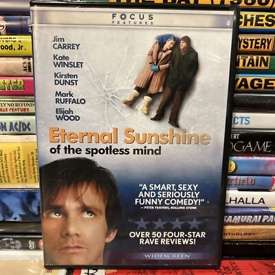 Eternal Sunshine of the Spotless Mind 2004 DVD Jim Carrey Sci-Fi Romance - Image 1 of 4