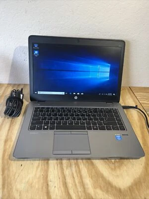 HP EliteBook 840 G2 14" i5-5300U 8GB RAM 2.3GHz 240GB SSD Windows 10 Pro - Image 1 of 4