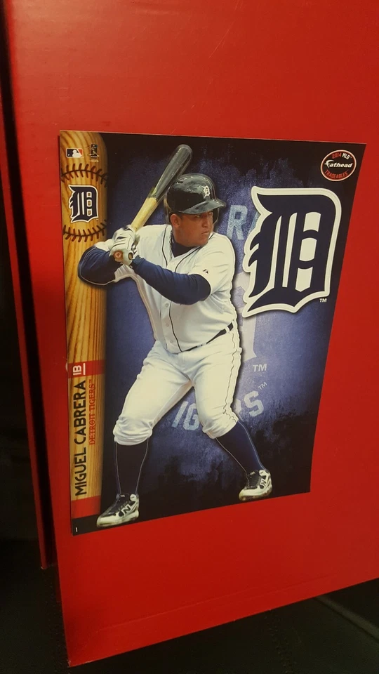 MIGUEL CABRERA FATHEAD TRADEABLES DETROIT TIGERS REMOVABLE STICKER MVP 2014 #1 - Image 1 of 1
