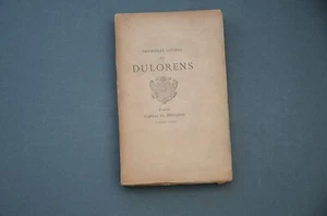 Curiosa Satires Dulorens Premières Satires 1891 Cabinet du bibliophile N°XXIX - Picture 1 of 9