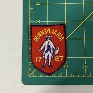 Vintage Souvenir Pennsylvania Abzeichen Patch, Gründerväter, gebraucht - Bild 1 von 2
