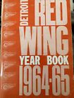 1964-65 Detroit Red Wings Hockey Yearbook Media Guide Gordie Howe Alx Delvecchio