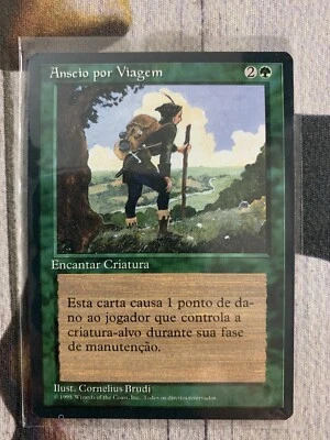 MTG Portuguese FBB 4th Edition Wanderlust Pack Fresh - Image 1 of 2
