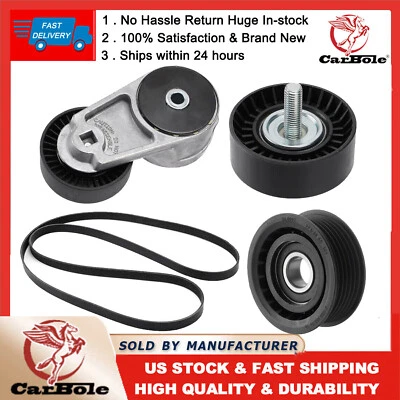 90K-39282D Serpentine Belt Drive Component Kit For Chrysler Town & Country 3.6L - Image 1 of 4